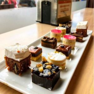 Assorted dessert platter in Seville