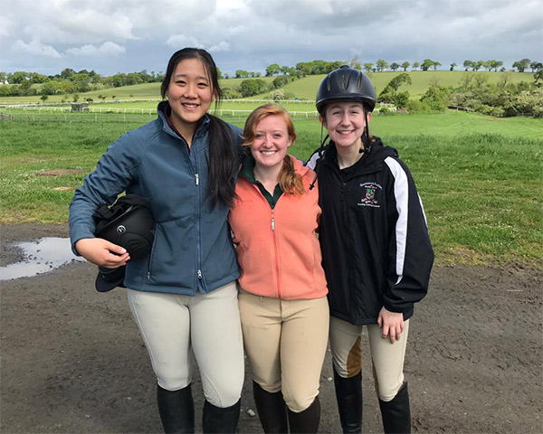 Students in Scotland Equine Study Abroad Program