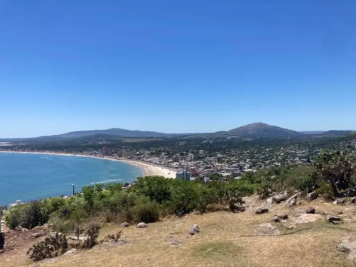 Beach view in Uruguay
