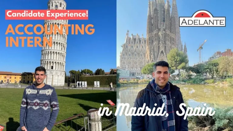 accounting intern in Madrid