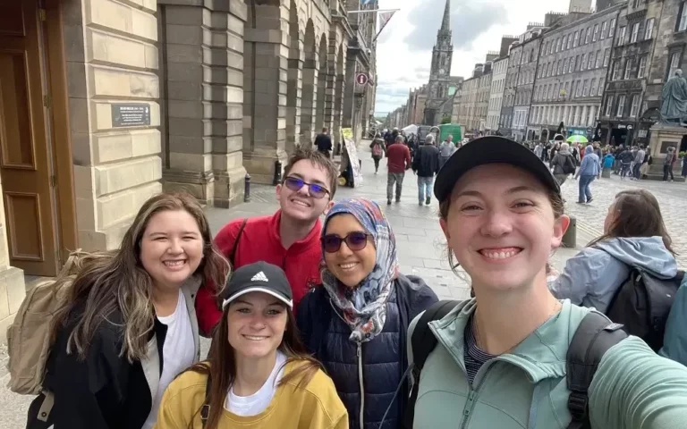 First-week-in-Scotland-walking-along-the-royal-mile