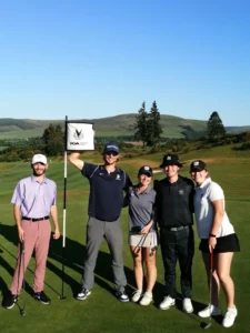 Golf students at world leading Gleneagles golf course in Scotland
