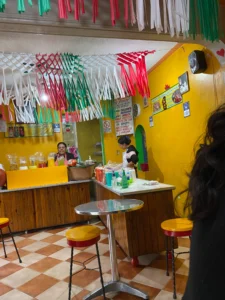 Oaxaca culture in a restaurant