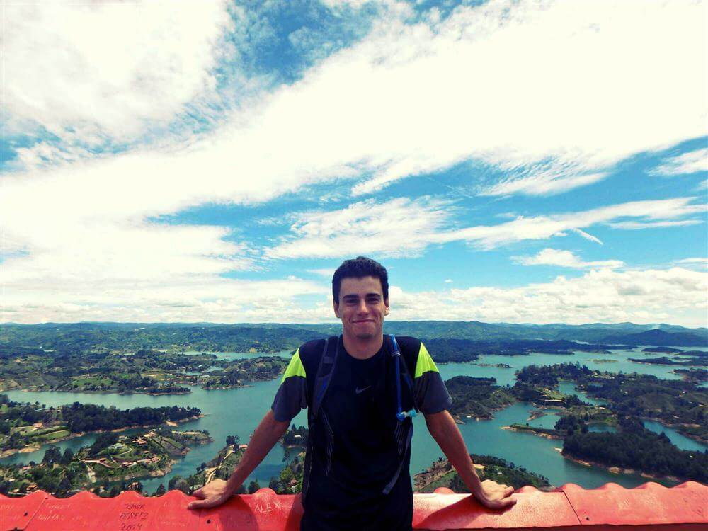 Intern posing for a photo